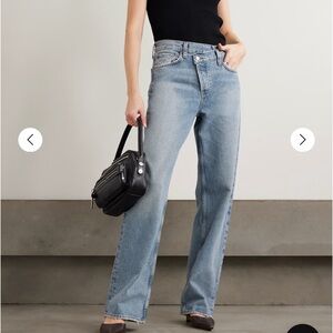 Agolde  Criss Light Blue Straight Jeans
